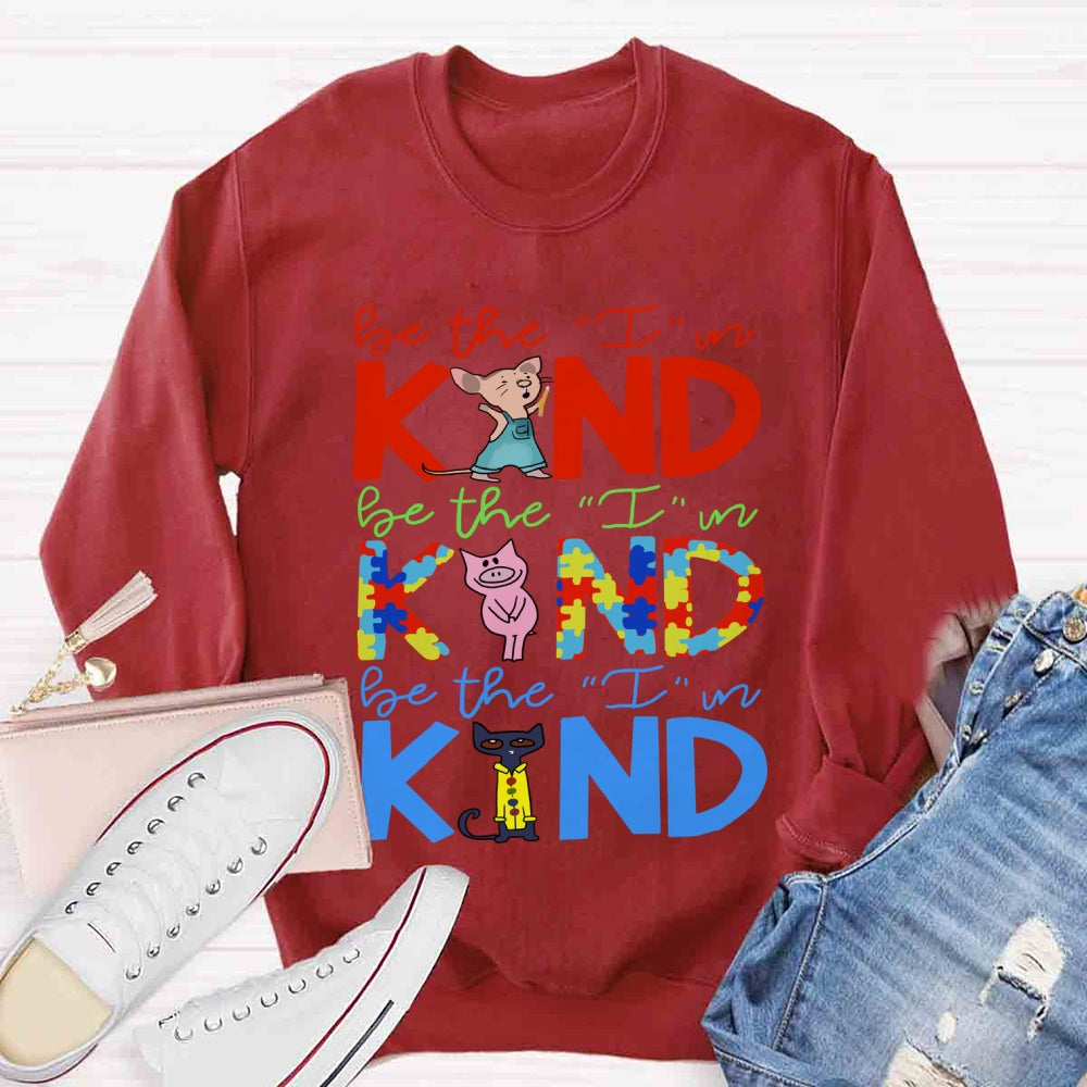 Book Characters Be The I In Kind Choose Kindness  Sweatshirt