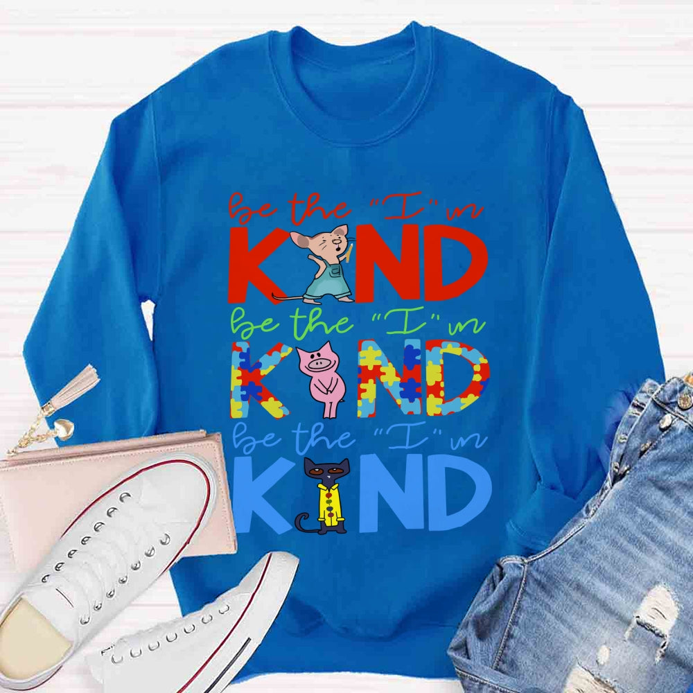 Book Characters Be The I In Kind Choose Kindness  Sweatshirt