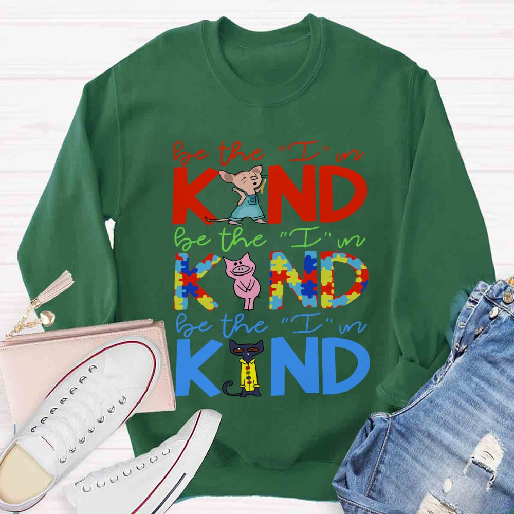 Book Characters Be The I In Kind Choose Kindness  Sweatshirt