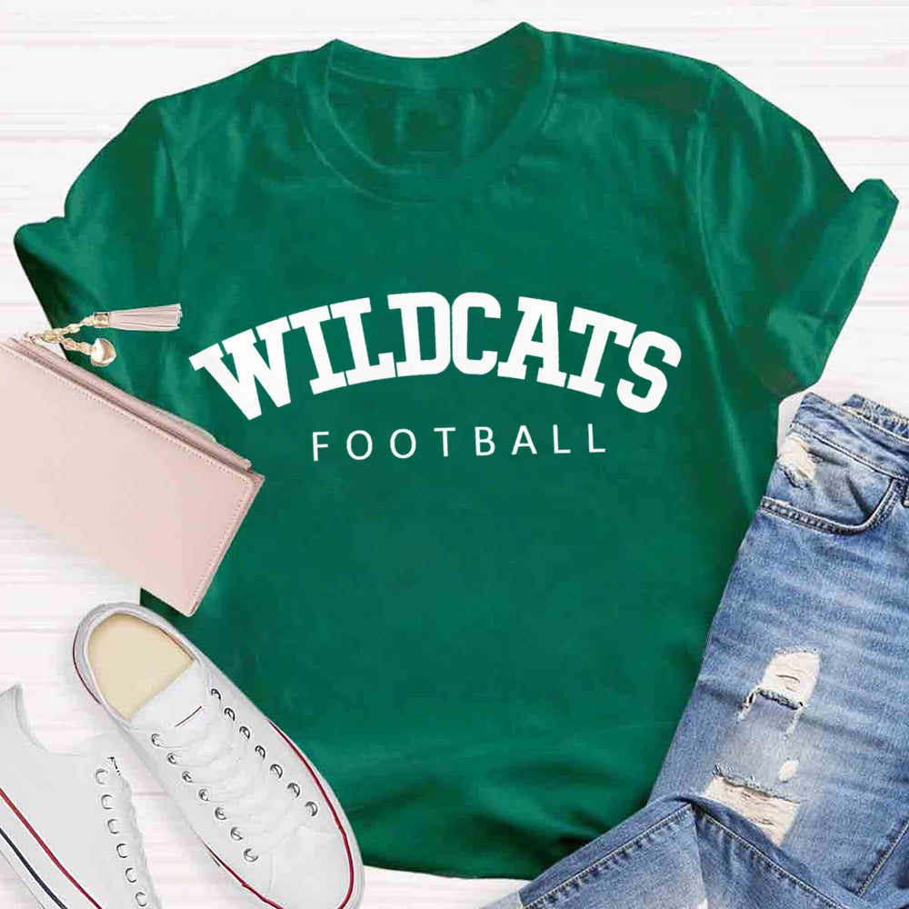 Personalized Mascot Name Football T-shirt