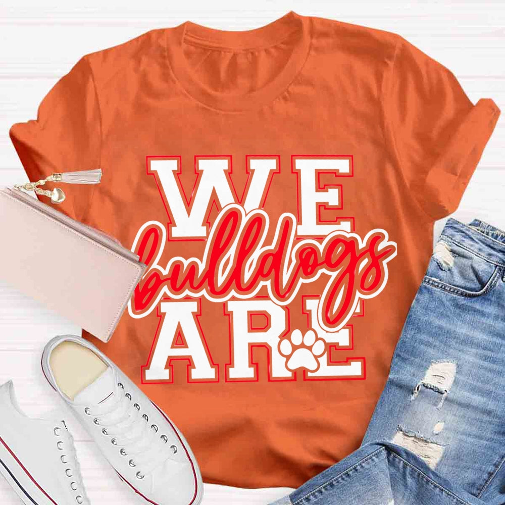 Personalized Mascot We Are Teacher T-shirt