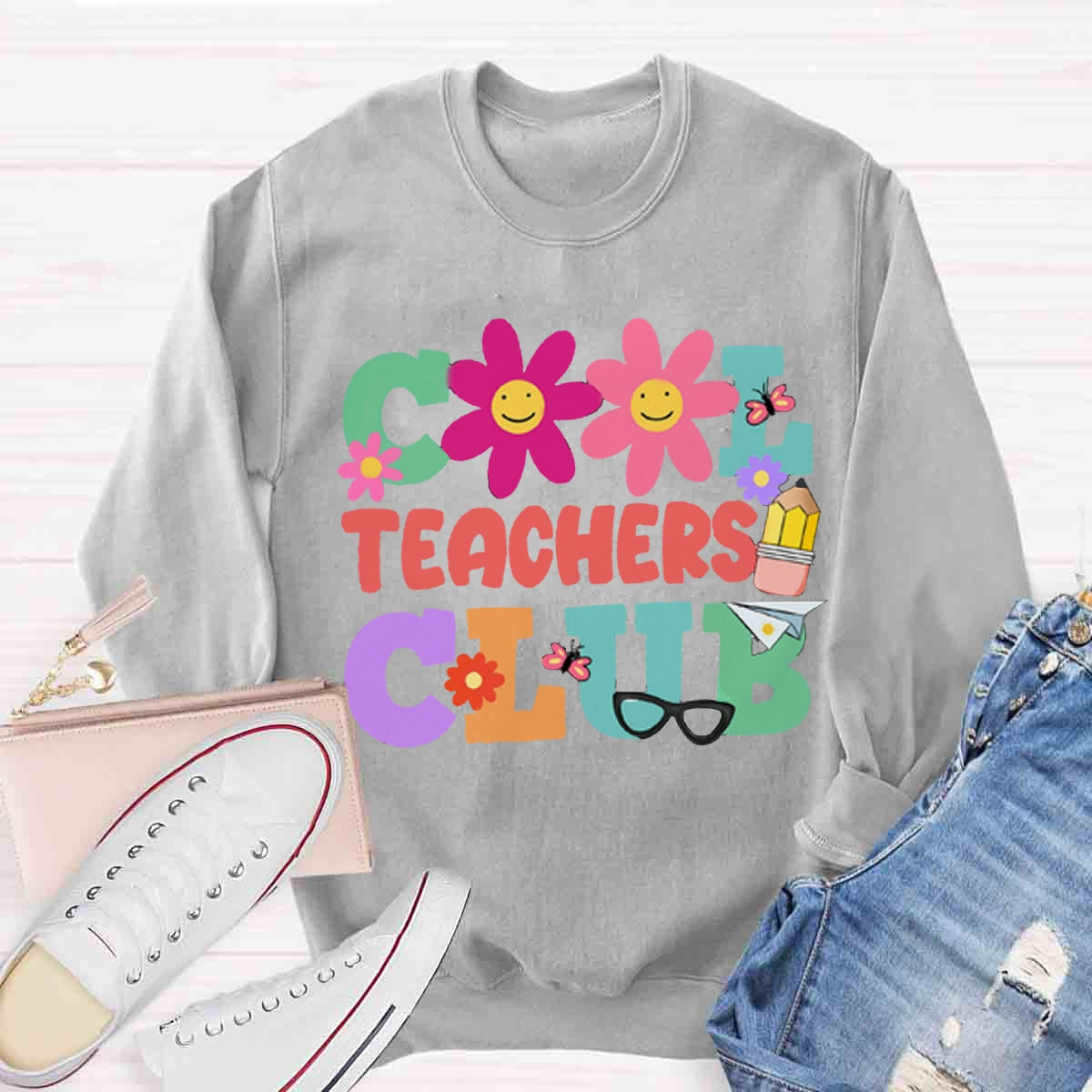 Cool Teacher Club Sweatshirt