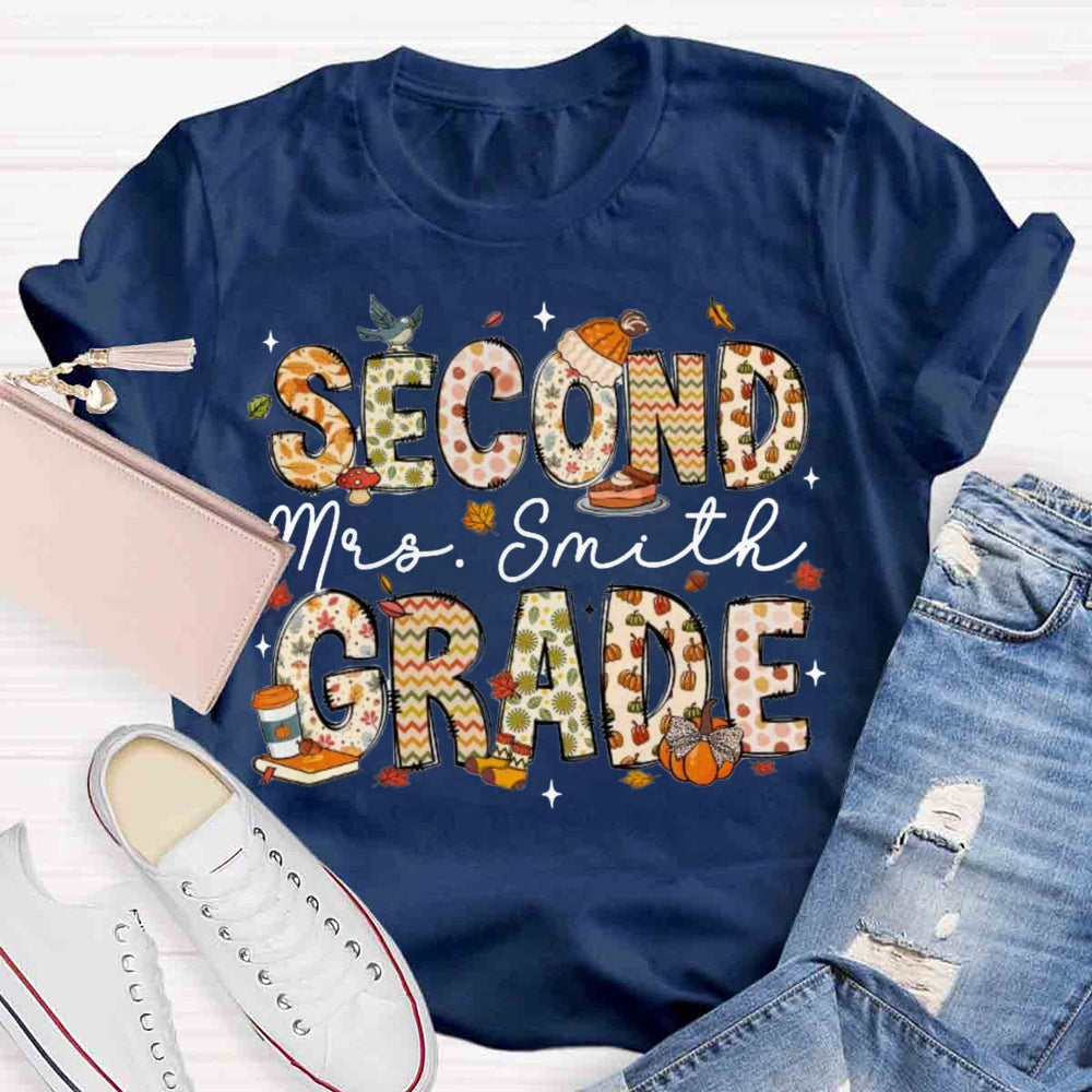 Personalized Name Fall Season T-shirt