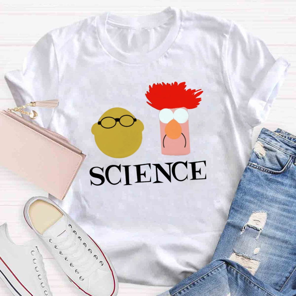 Science with Bunsen and Beaker T-shirt