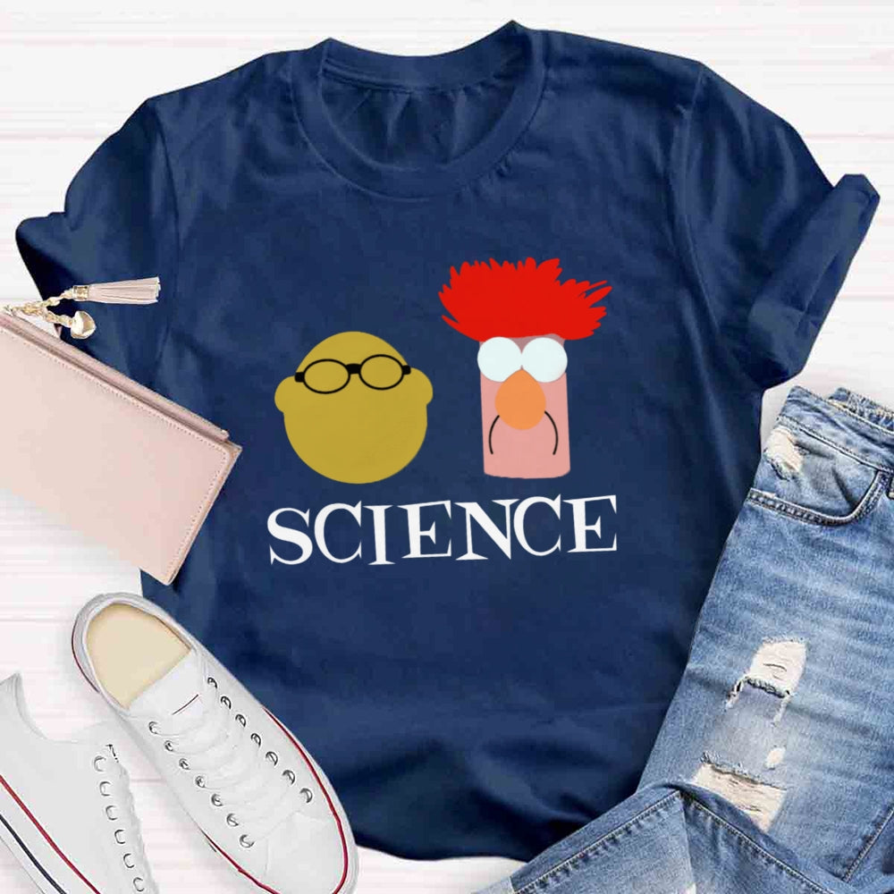 Science with Bunsen and Beaker T-shirt