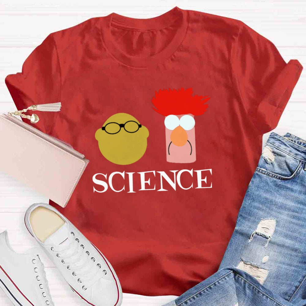 Science with Bunsen and Beaker T-shirt