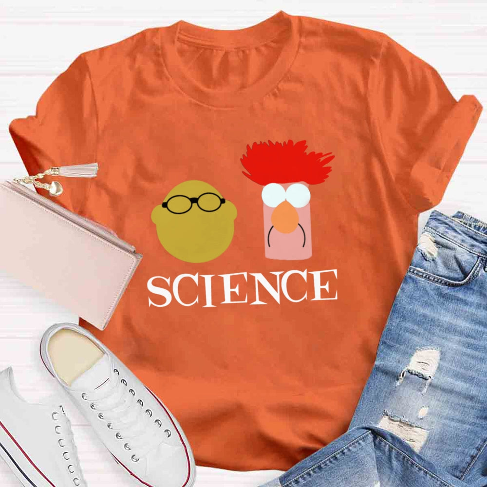 Science with Bunsen and Beaker T-shirt