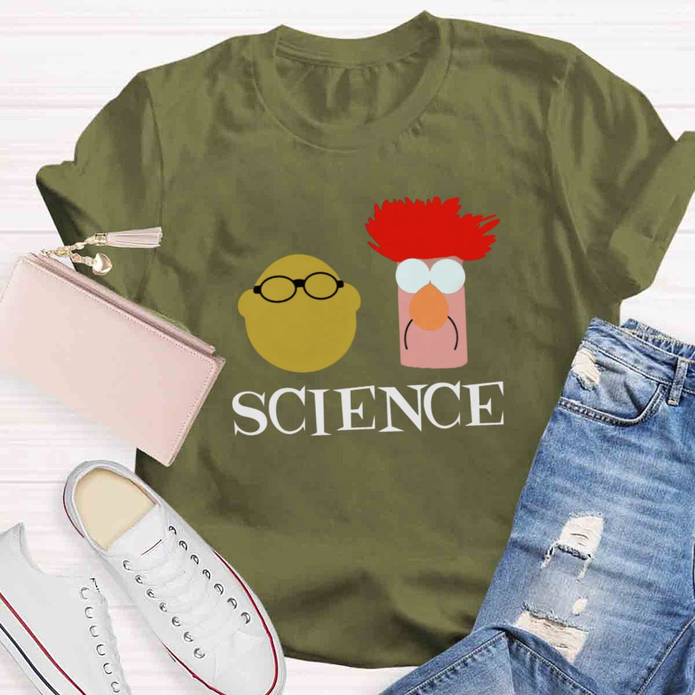 Science with Bunsen and Beaker T-shirt