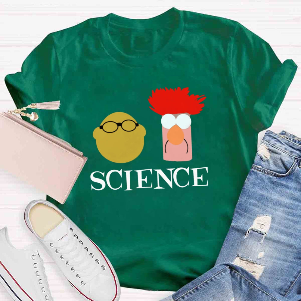 Science with Bunsen and Beaker T-shirt