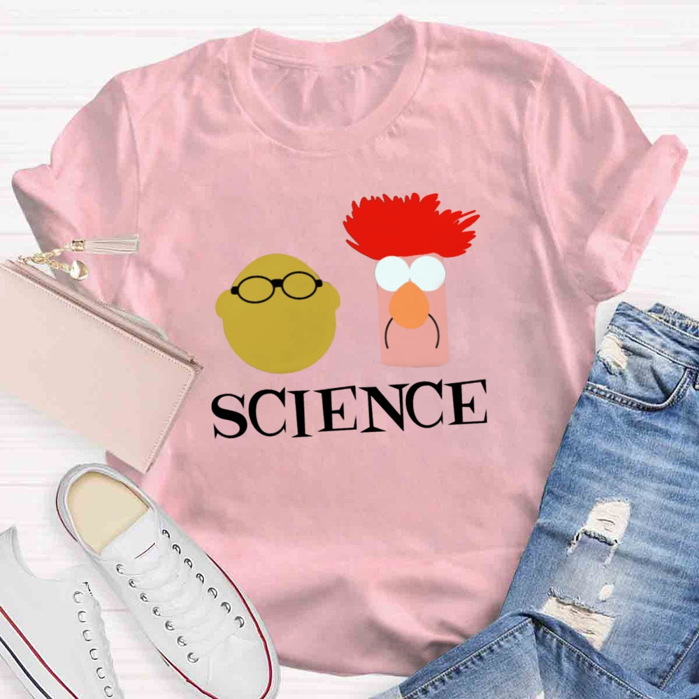 Science with Bunsen and Beaker T-shirt