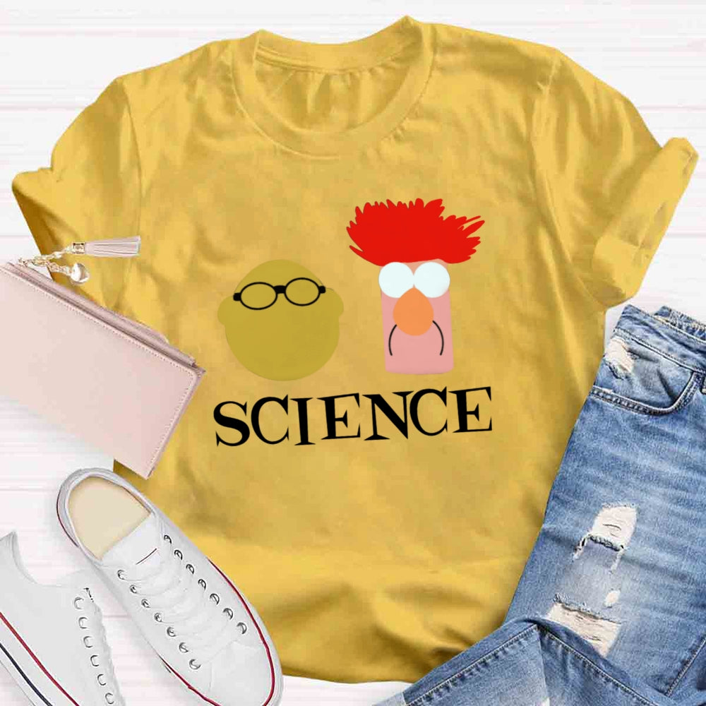 Science with Bunsen and Beaker T-shirt