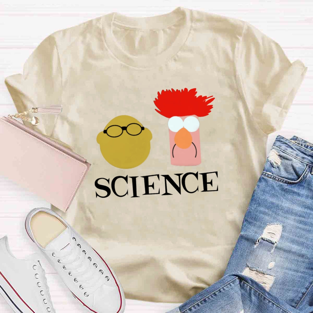 Science with Bunsen and Beaker T-shirt