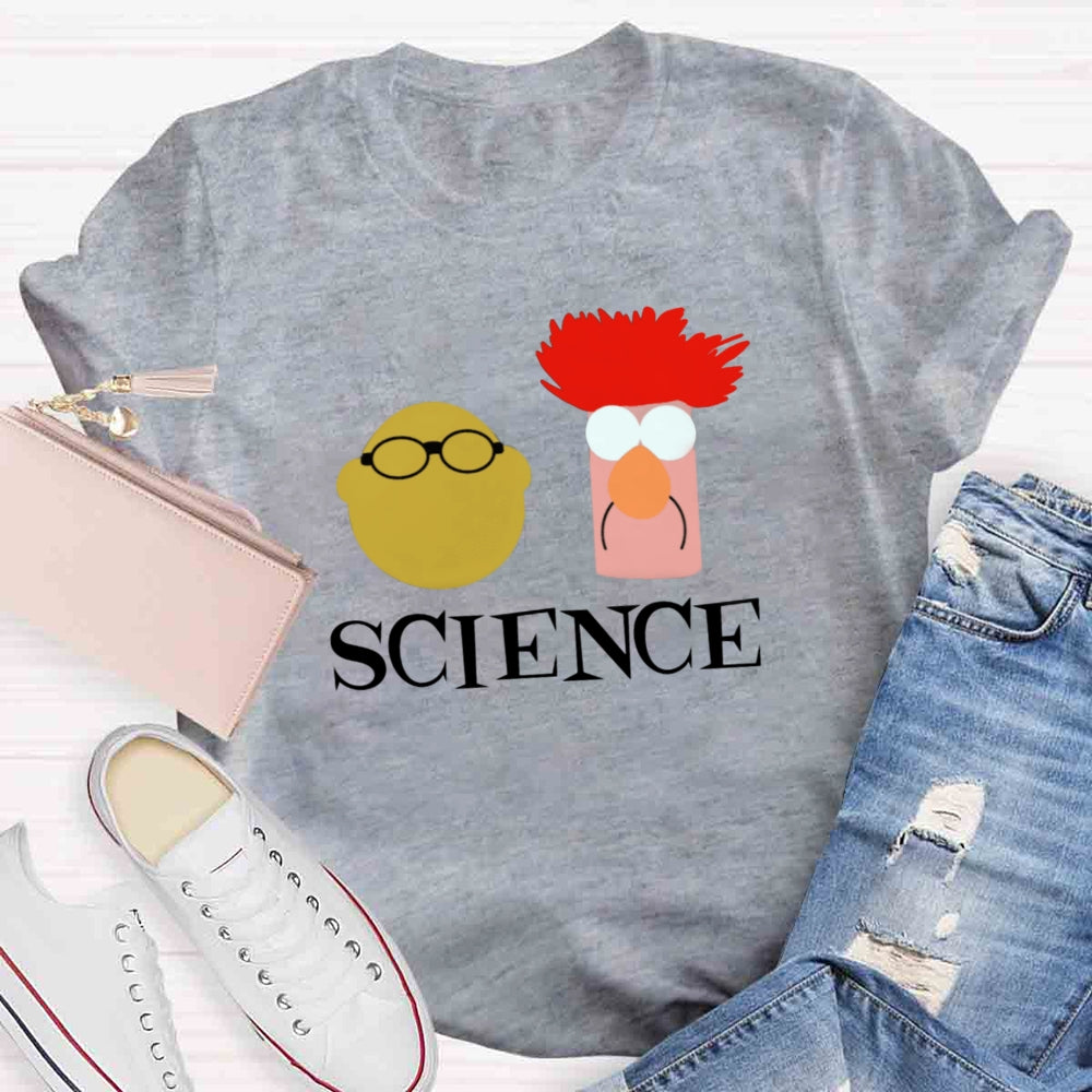 Science with Bunsen and Beaker T-shirt