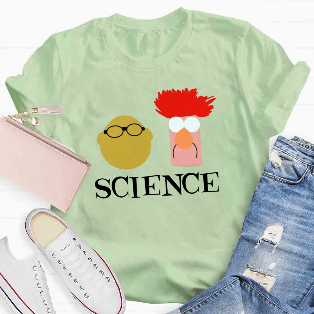 Science with Bunsen and Beaker T-shirt