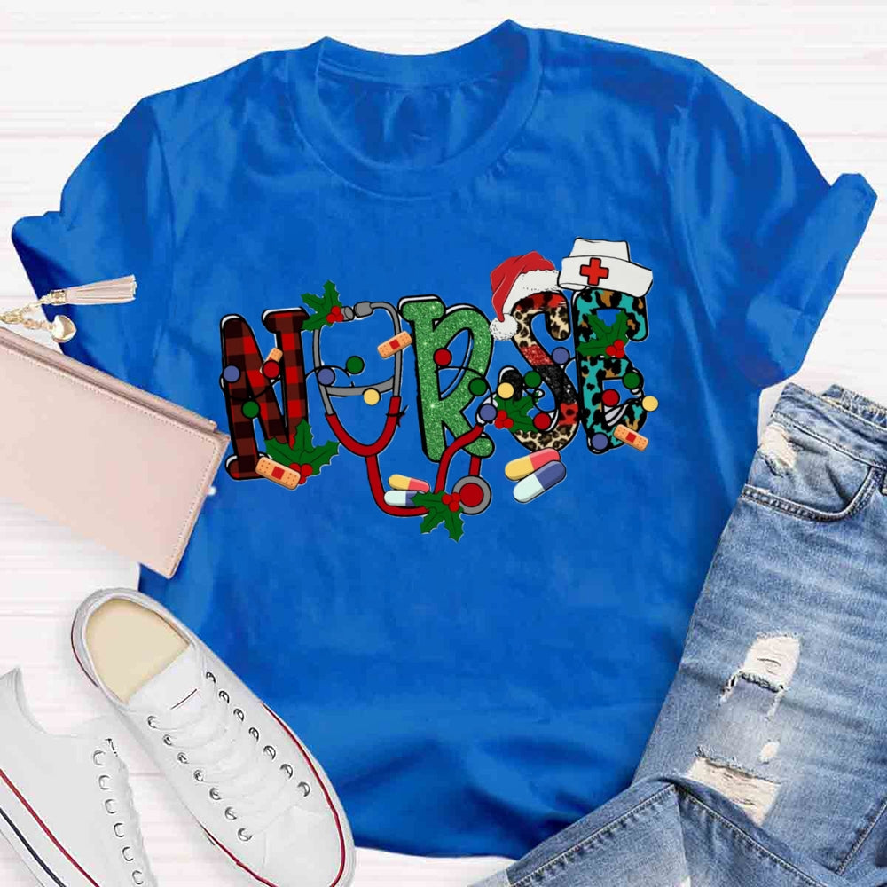 Christmas Nurse T-shirt