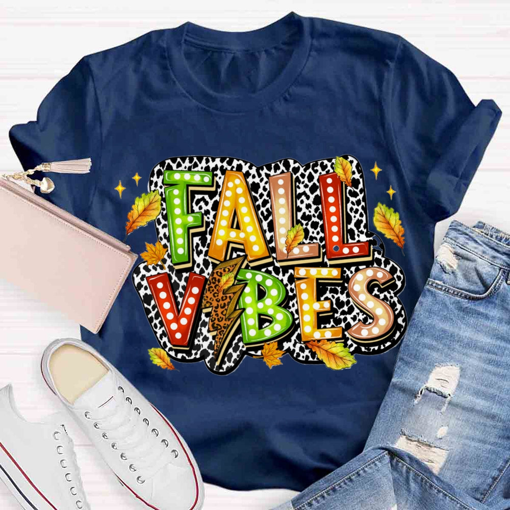 Fall Vibes Leaves T-shirt