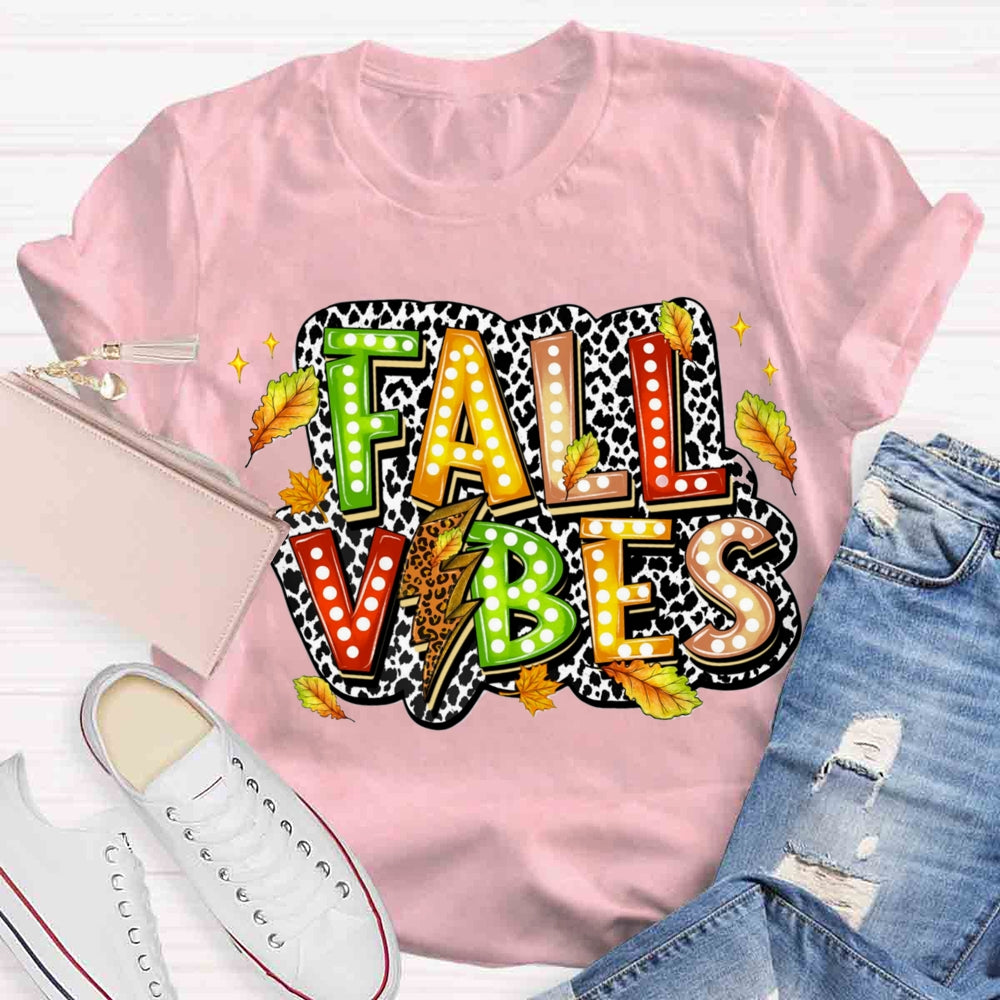 Fall Vibes Leaves T-shirt