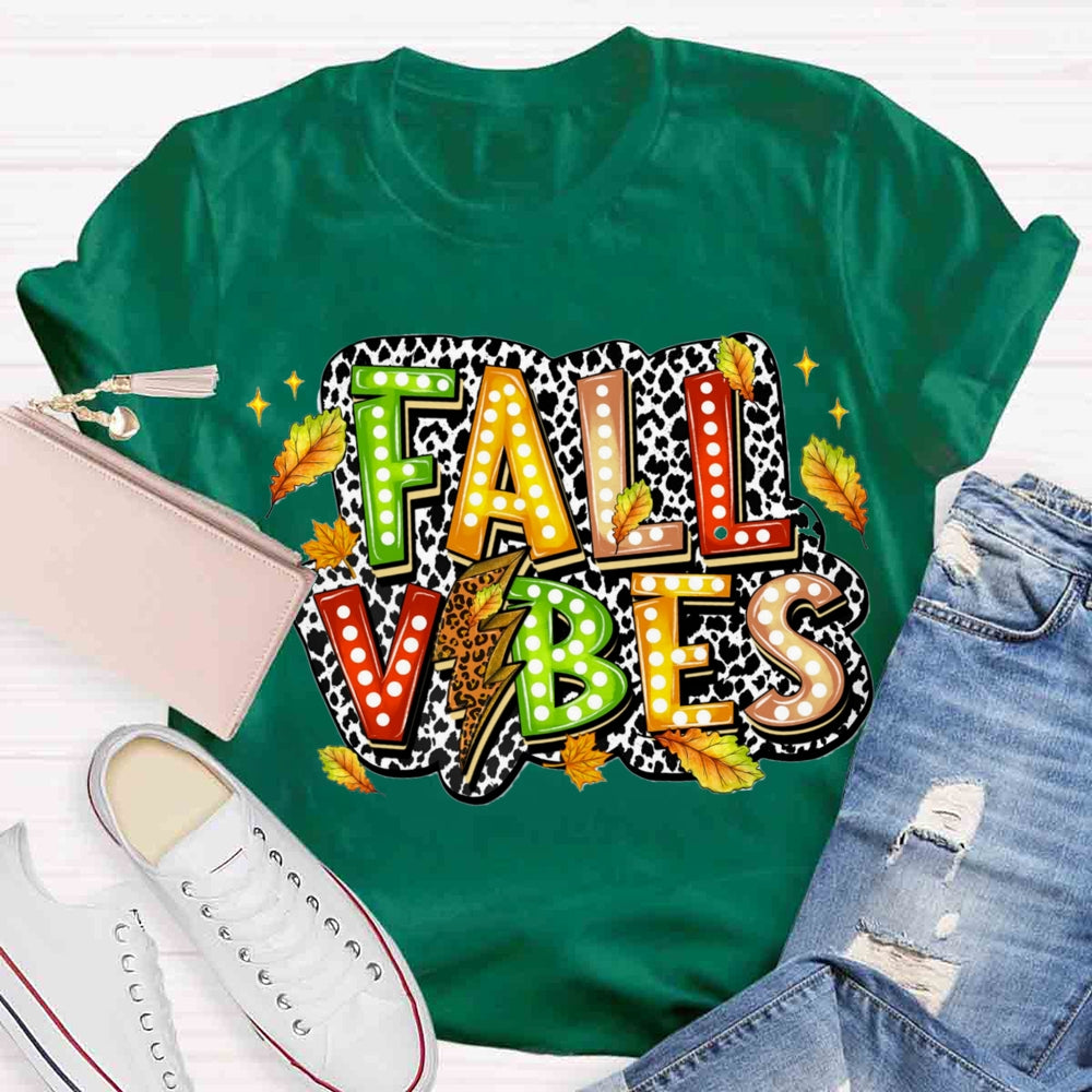 Fall Vibes Leaves T-shirt