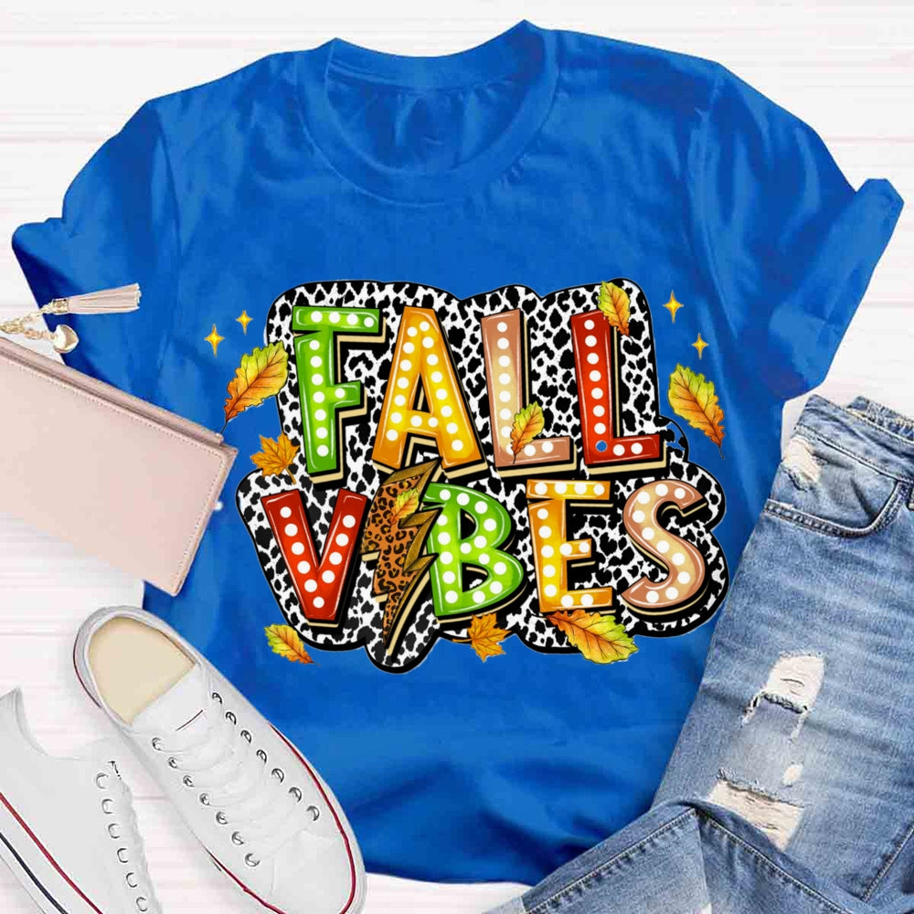 Fall Vibes Leaves T-shirt