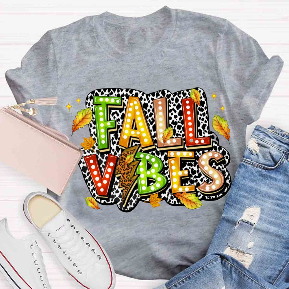 Fall Vibes Leaves T-shirt