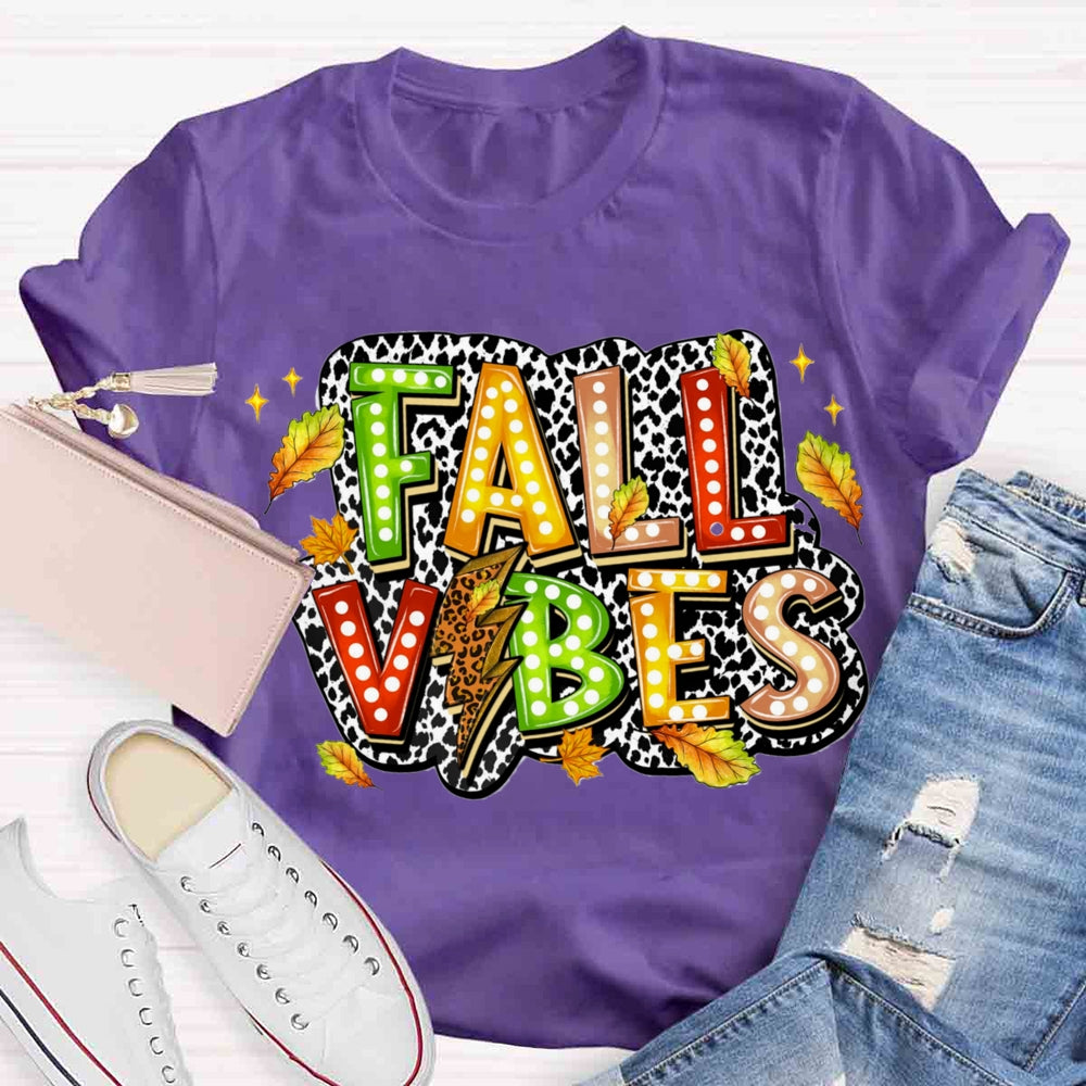 Fall Vibes Leaves T-shirt