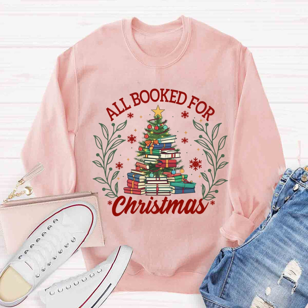 All Booked For Christmas Sweatshirt