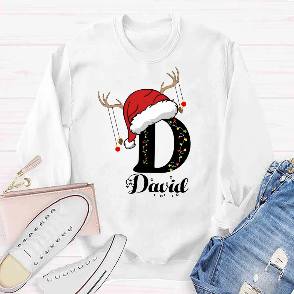 Personalized Name Christmas Sweatshirt