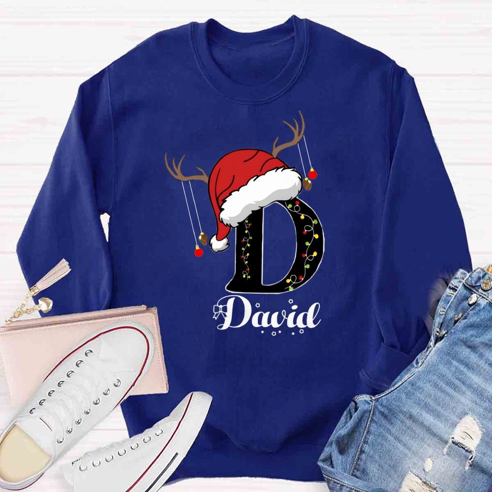 Personalized Name Christmas Sweatshirt