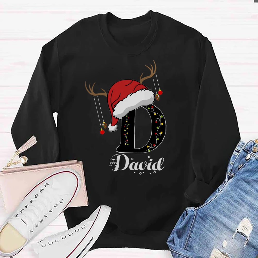 Personalized Name Christmas Sweatshirt