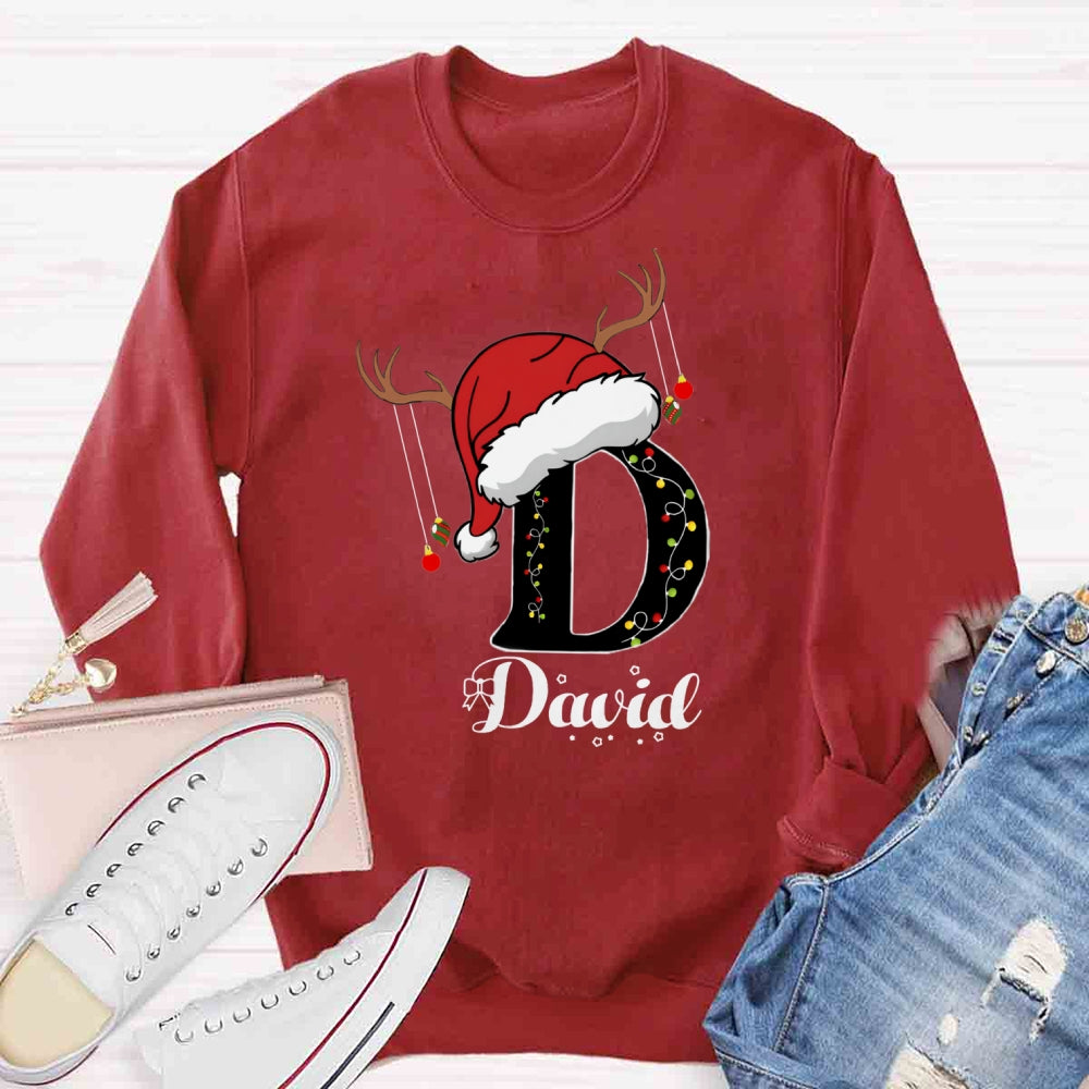 Personalized Name Christmas Sweatshirt