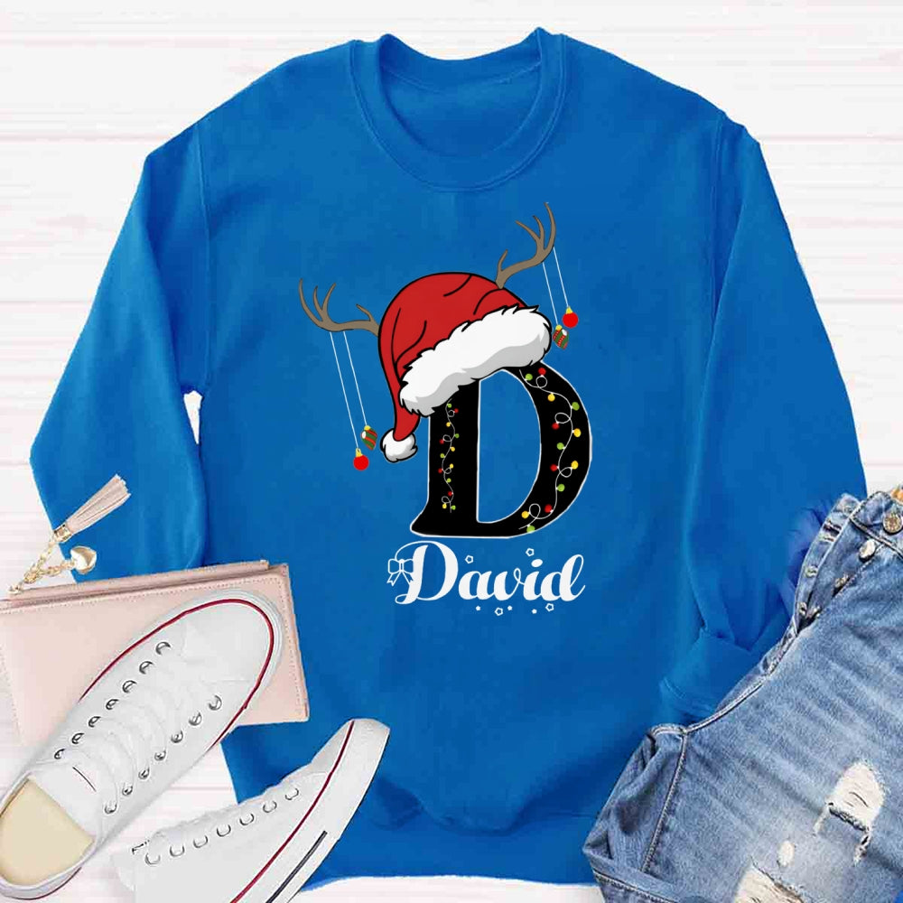 Personalized Name Christmas Sweatshirt