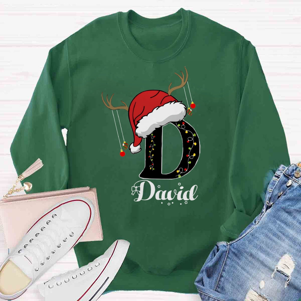 Personalized Name Christmas Sweatshirt