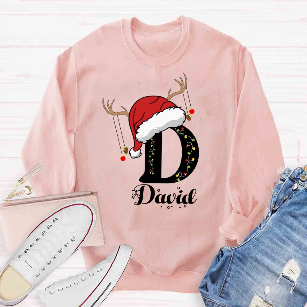 Personalized Name Christmas Sweatshirt