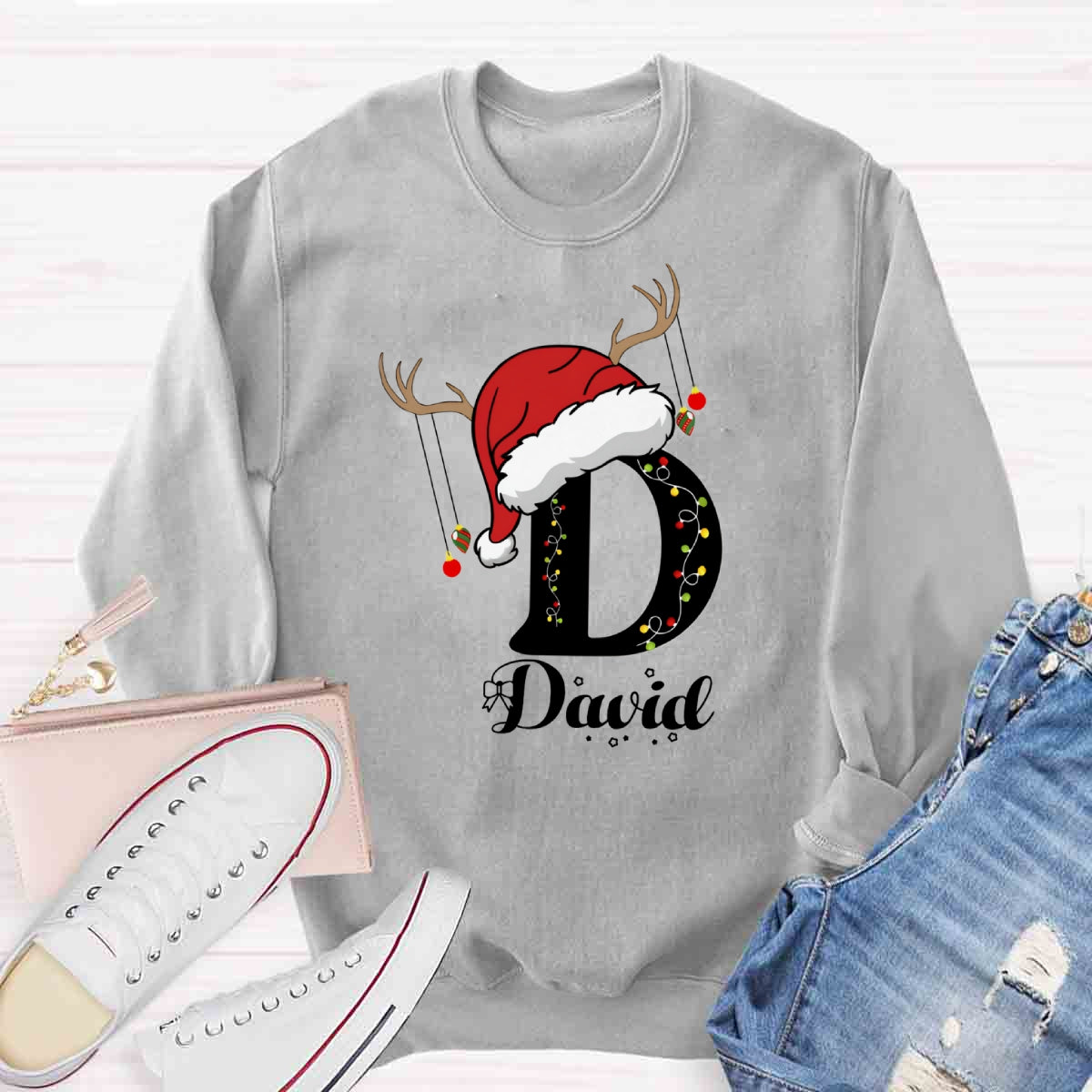 Personalized Name Christmas Sweatshirt