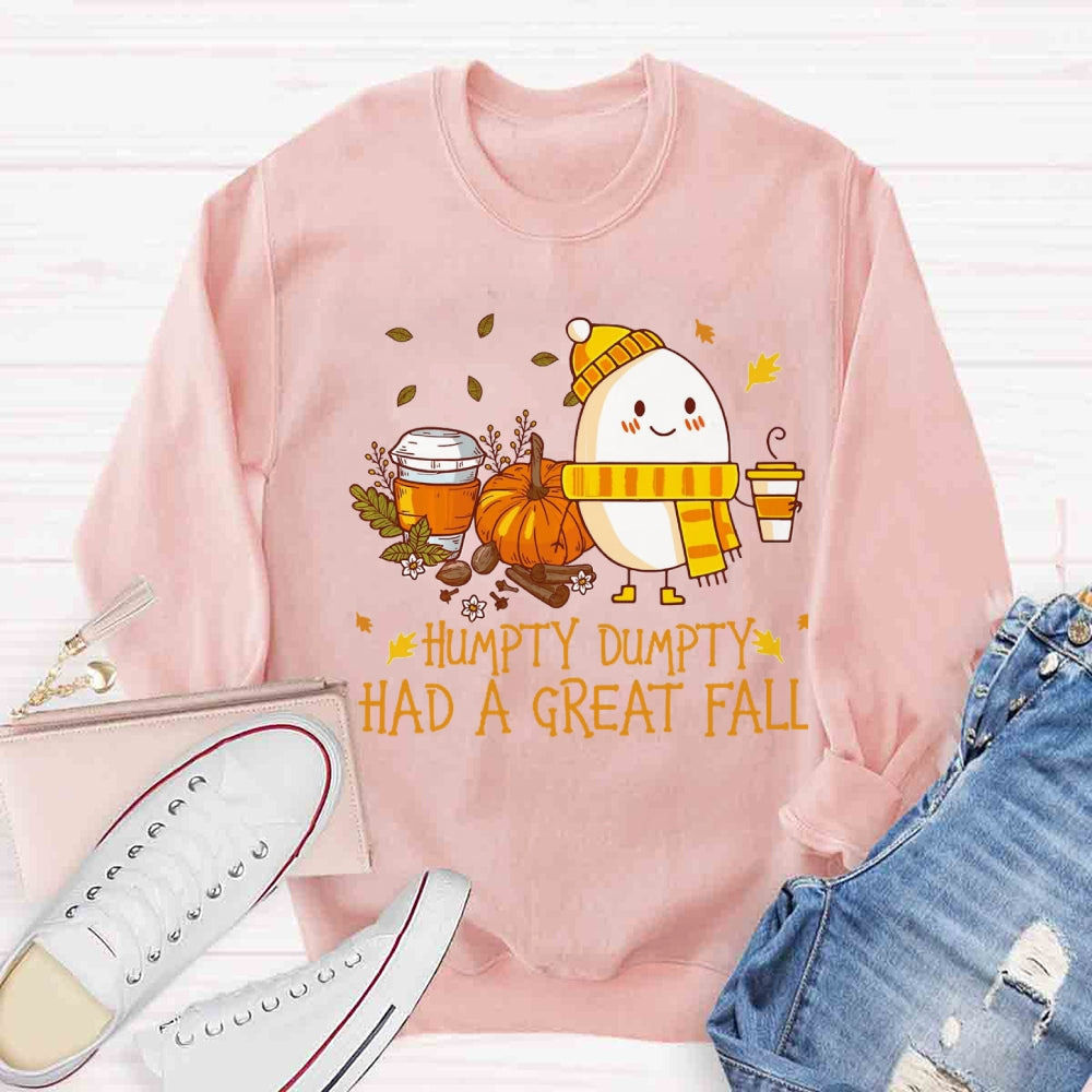 Humpty Happy Autumn Happy Fall Sweatshirt