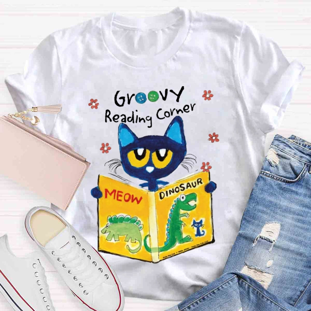 Pete the Cat Reading Corner T-shirt