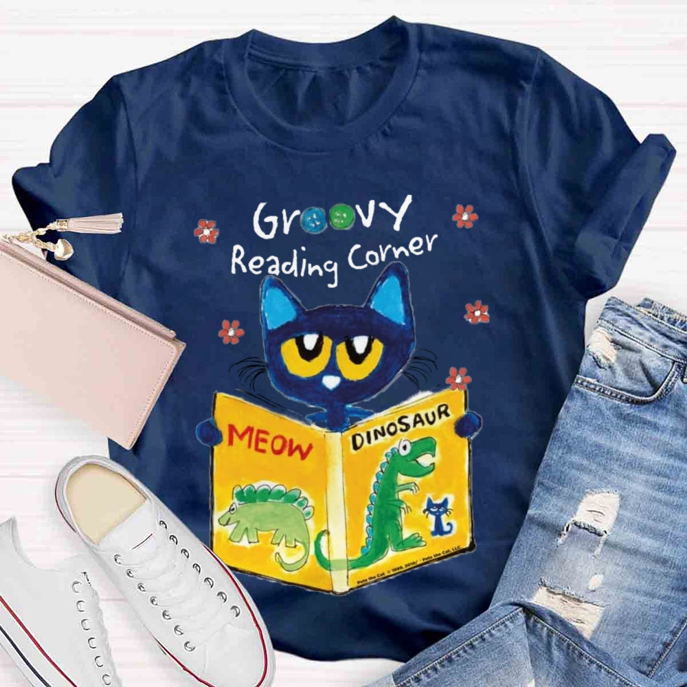 Pete the Cat Reading Corner T-shirt