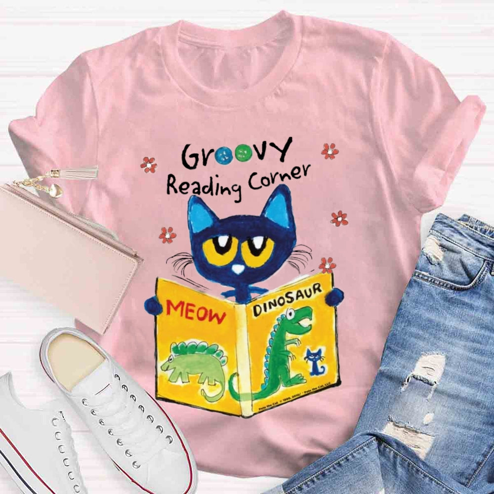 Pete the Cat Reading Corner T-shirt