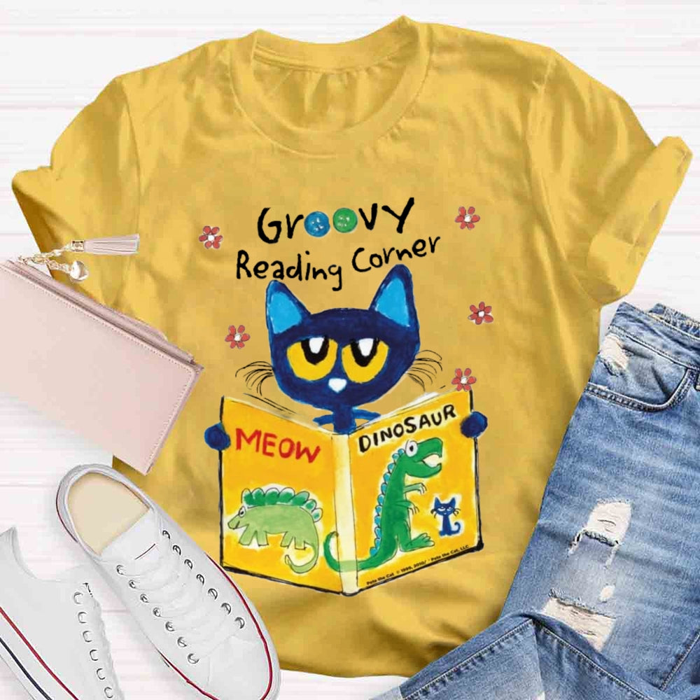 Pete the Cat Reading Corner T-shirt