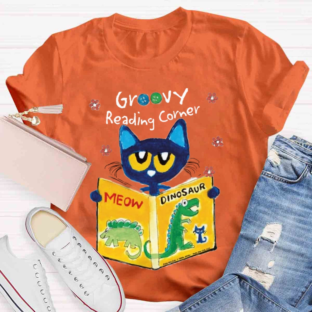 Pete the Cat Reading Corner T-shirt