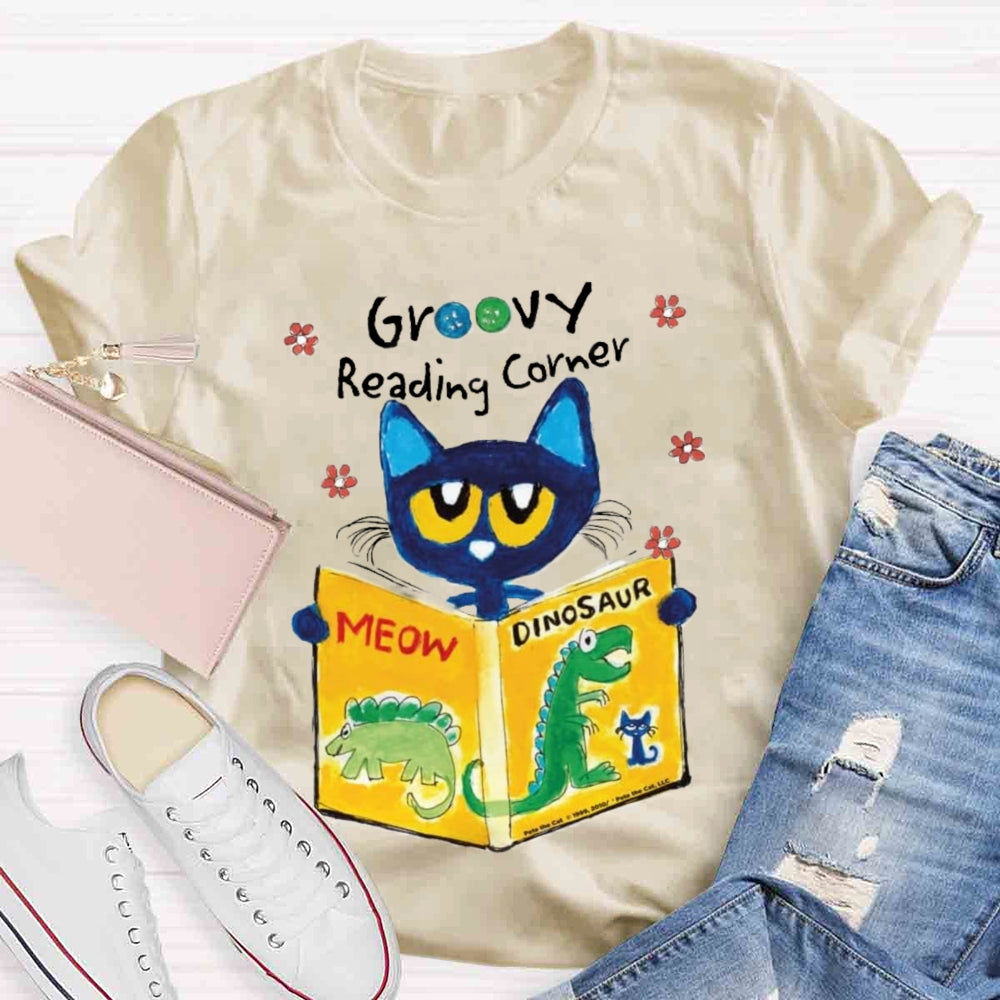 Pete the Cat Reading Corner T-shirt