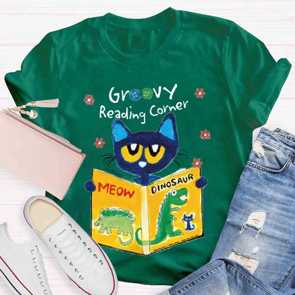 Pete the Cat Reading Corner T-shirt