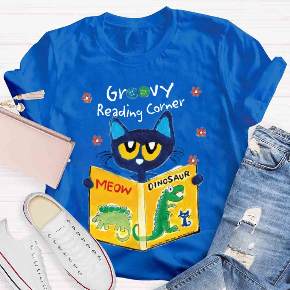 Pete the Cat Reading Corner T-shirt