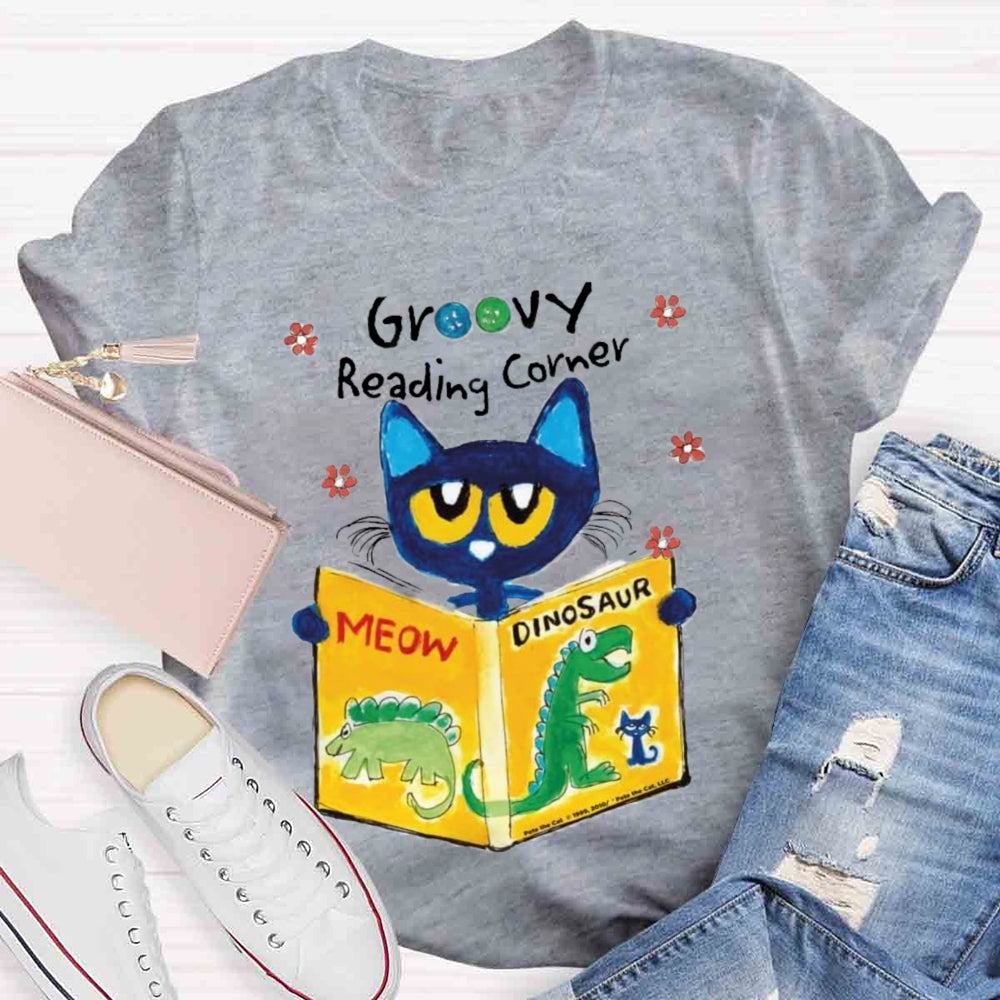 Pete the Cat Reading Corner T-shirt