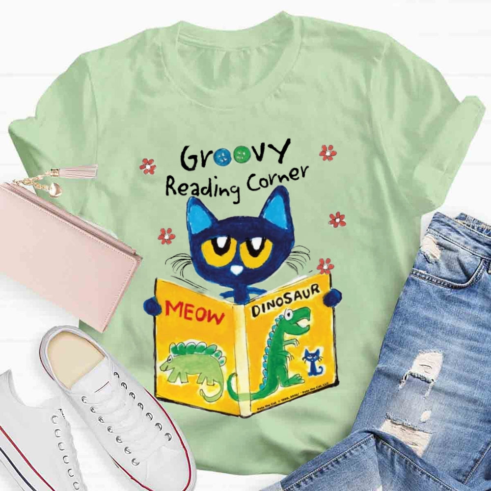 Pete the Cat Reading Corner T-shirt