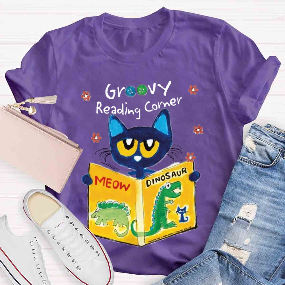 Pete the Cat Reading Corner T-shirt