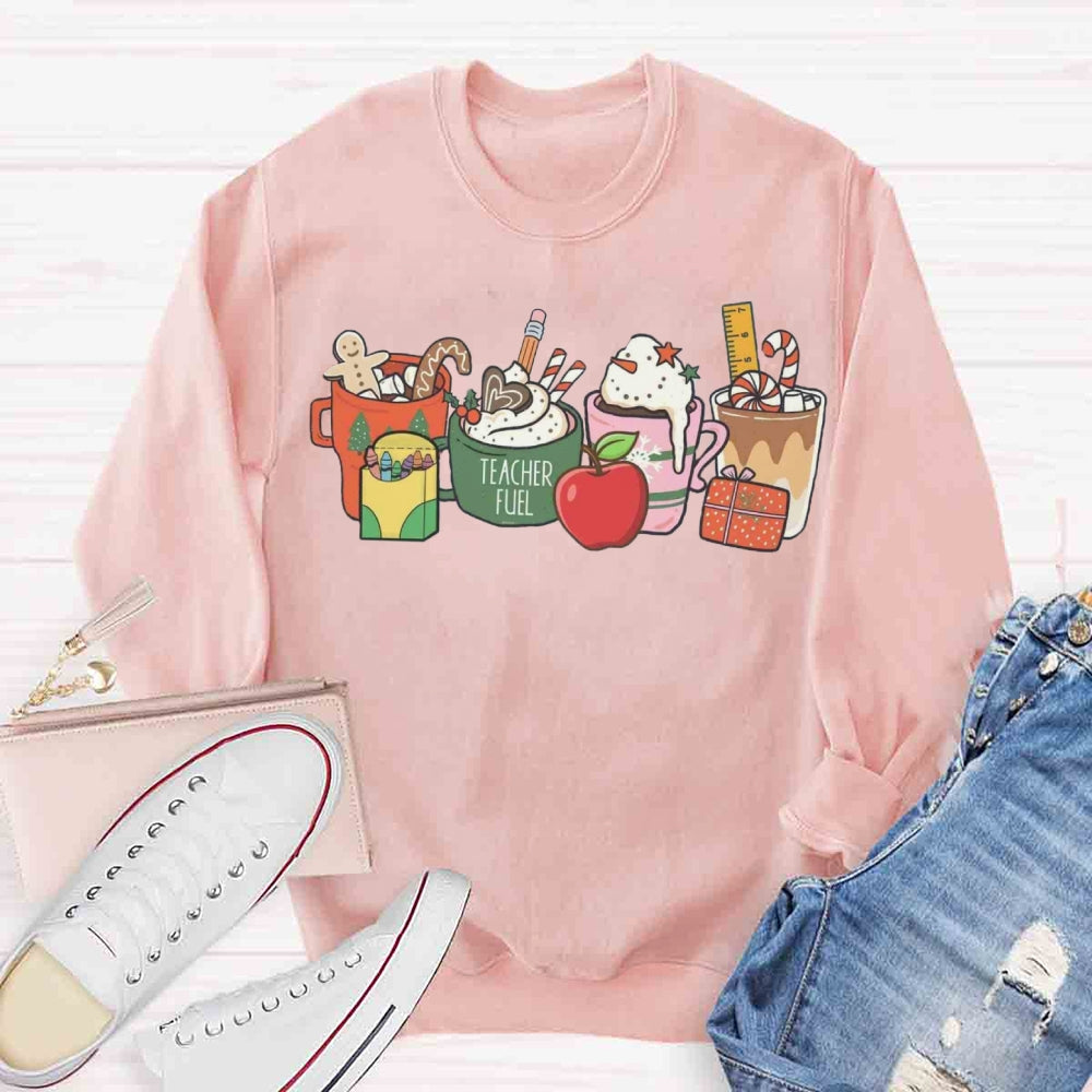 Christmas Coffee Apple Sweatshirt