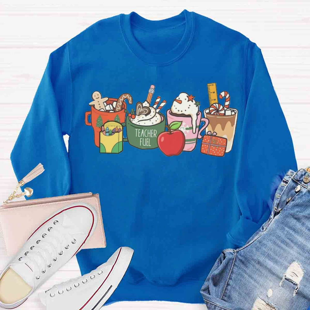 Christmas Coffee Apple Sweatshirt