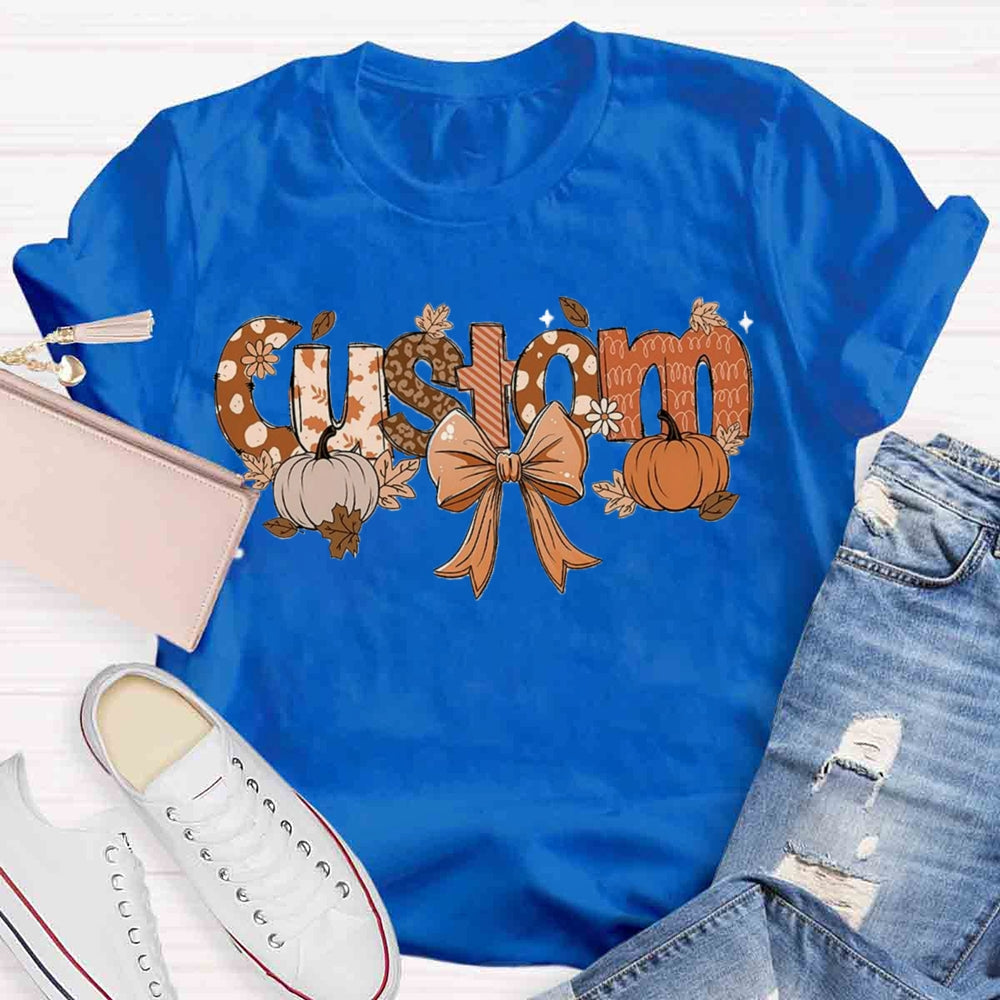 Personalized Name Fall Season T-shirt