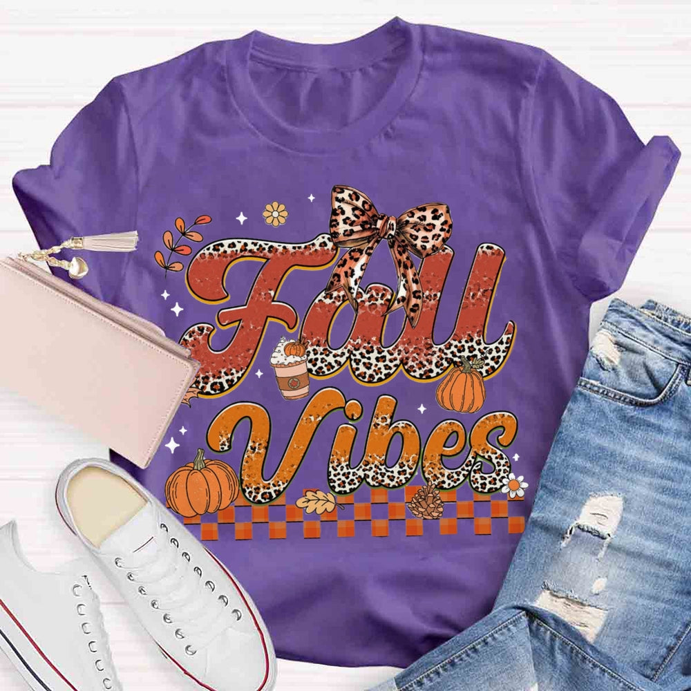 Fall Vibes Pumpkins T-shirt